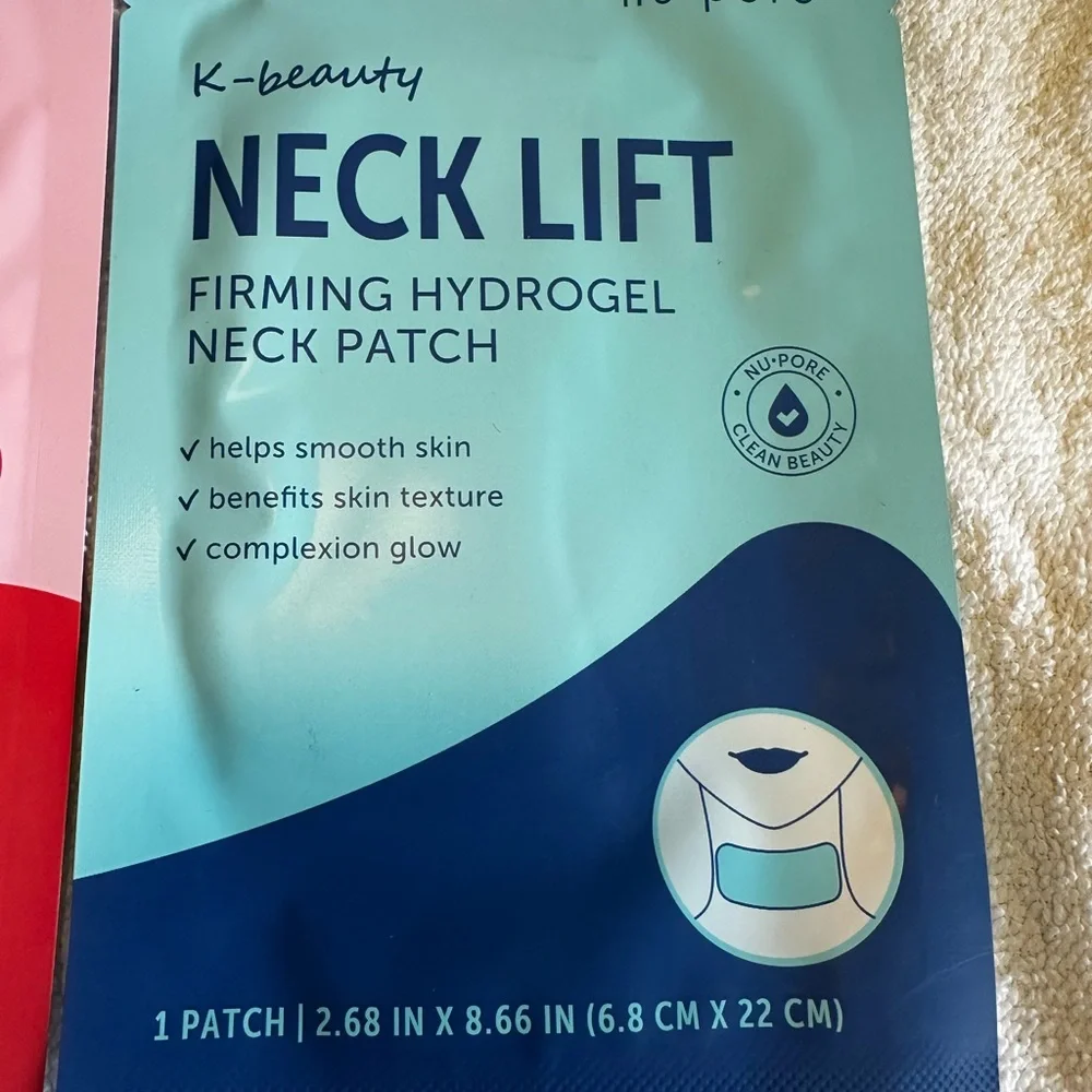 💆‍♀️ Nu-Pore K-Beauty Hydrogel Neck Lift & Smile Line Patch Set Skincare